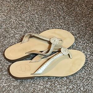 Jack Rogers Women's Cream Sandals